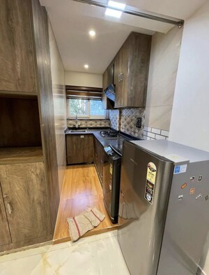 Kitchen in 2 BHK Builder Floor at Ramesh Nagar – for Rent