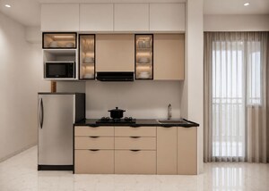 Kitchen in Studio Apartment at Mahindra Nestalgia, Pimpri – for Rent