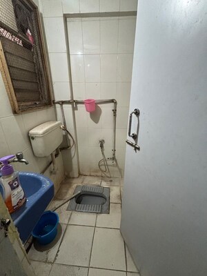 Bathroom in 1 BHK Apartment at Gods Heaven CHS, Powai – for Rent