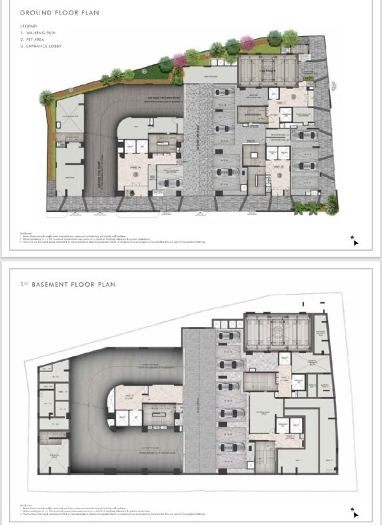 Floor Plan, rustomjee-prive 3 Bedroom 1091 Sq.Ft. Apartment In Bandra East Mumbai 10682516