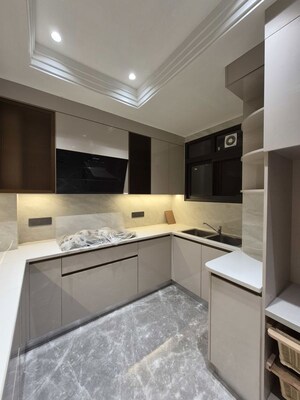 Kitchen in 3 BHK Builder Floor at Sushant Lok I – for Rent