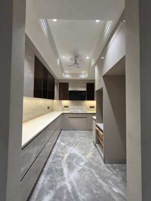 Kitchen in 3 BHK Builder Floor at Sushant Lok I – for Rent