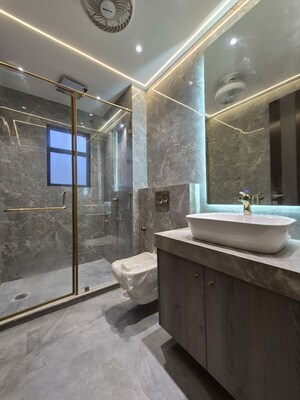 Staircase in 3 BHK Builder Floor at Sushant Lok I – for Rent