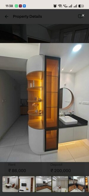 Furnished Amenities in 3 BHK Apartment at My Home Tarkshya, Kokapet – for Rent