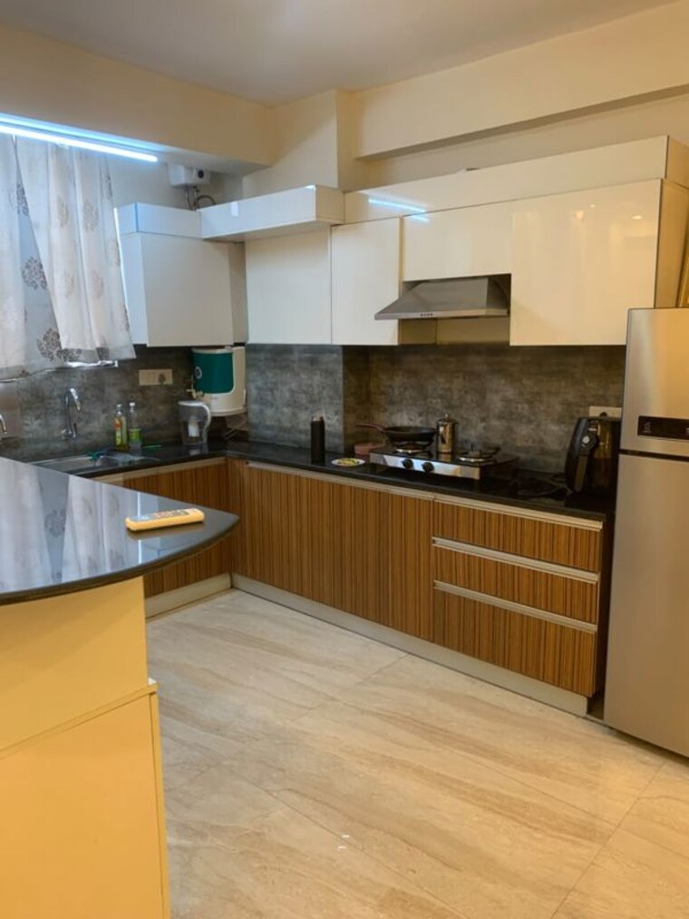 Kitchen, vip road 2 Bedroom 1550 Sq.Ft. Apartment In Vip Road Zirakpur 10682532
