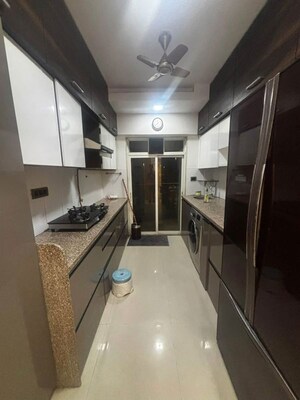 Kitchen in 3 BHK Apartment at Nahar Amrit Shakti, Chandivali – for Rent