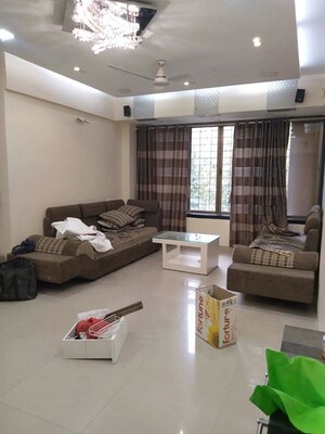 Living Room in 2 BHK Apartment at Sadguru Towers, Goregaon East – for Rent