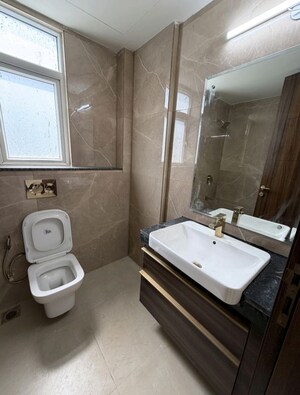 Bathroom in 3 BHK Apartment at Smart World Orchard, Sector 61 – for Rent
