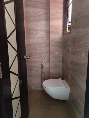 Bathroom in 1 BHK Apartment at Shubham Jijai Angan, Taloja – for Rent