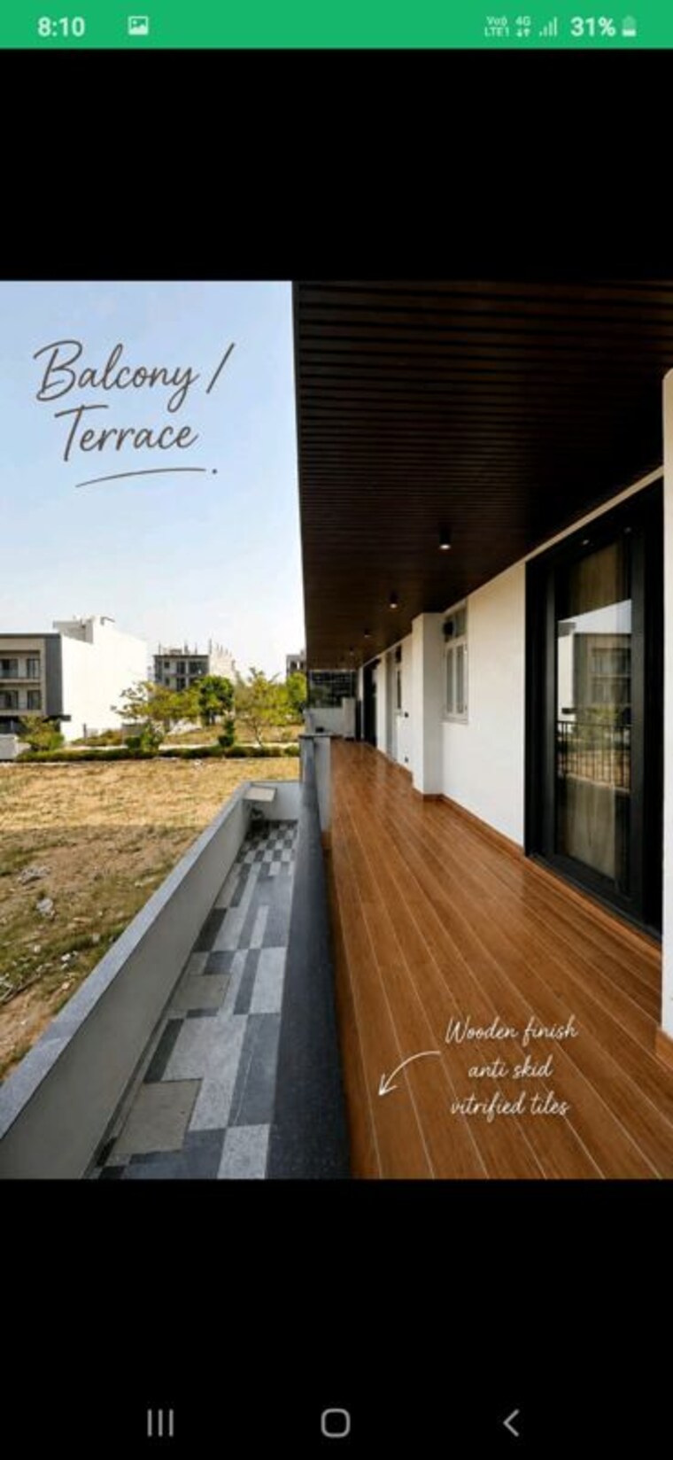 Balcony, dlf-trinity-towers 4 Bedroom 2558 Sq.Ft. Apartment In Dlf Phase V Gurgaon 10682620