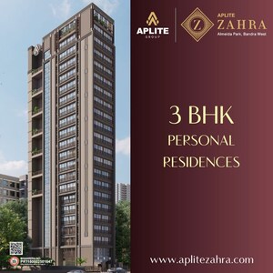 3 BHK Apartment For Sale in Aplite Zahra, Bandra West