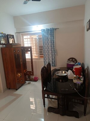 Living Room in 2 BHK Apartment at SLV Icon, Yelahanka – for Rent