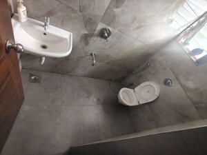 Bathroom in 1 BHK Apartment at MS Santiago Nest, Wakad – for Sale