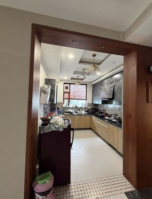 Kitchen in 3 BHK Builder Floor at Rajouri Garden – for Rent