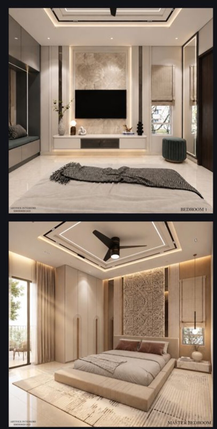 Bedroom, sumadhura-the-olympus 4 Bedroom 3000 Sq.Ft. Apartment In Nanakramguda Hyderabad 10682702