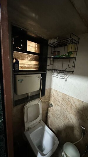 Bathroom in 1 BHK Apartment at Pawan Chaya CHS, Prabhadevi – for Rent