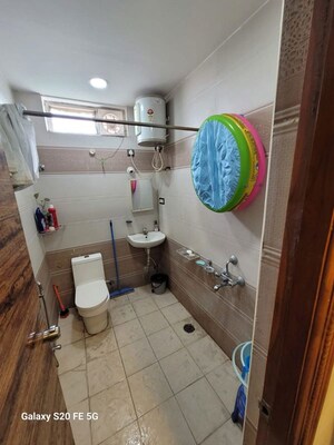 Bathroom in 3 BHK Apartment at Patrika Nagar – for Rent
