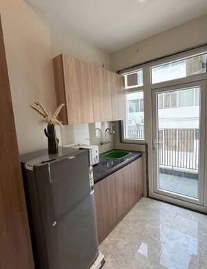 Kitchen in 2 BHK Builder Floor at Ramesh Nagar – for Rent