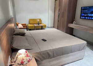 Bedroom in 2 BHK Builder Floor at Ramesh Nagar – for Rent