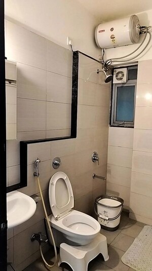 Bathroom in 3 BHK Apartment at Amanora Future Towers, Hadapsar – for Rent