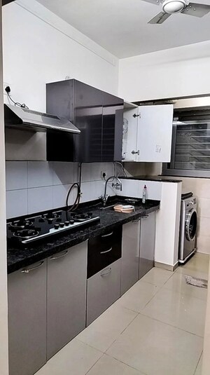 Kitchen in 3 BHK Apartment at Amanora Future Towers, Hadapsar – for Rent