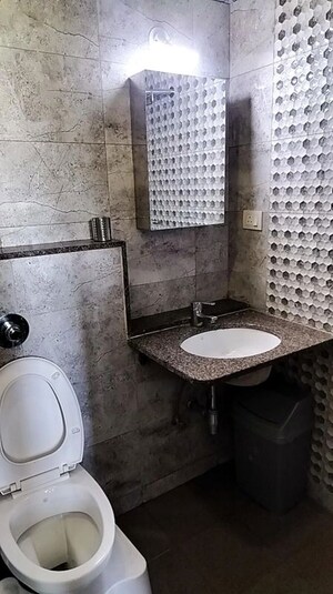 Bathroom in 3 BHK Apartment at Amanora Future Towers, Hadapsar – for Rent