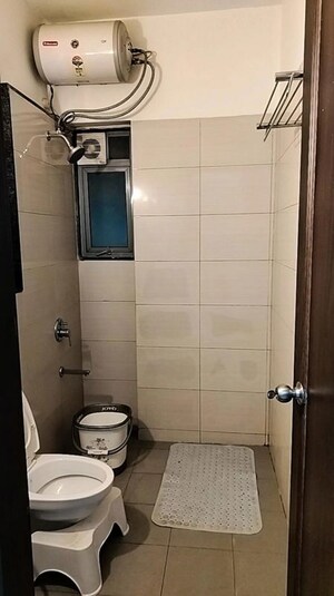 Bathroom in 3 BHK Apartment at Amanora Future Towers, Hadapsar – for Rent