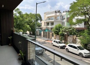 Balcony in 3 BHK Builder Floor at Rajouri Garden – for Rent