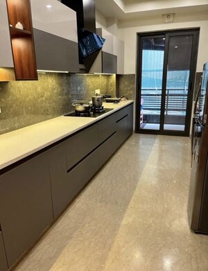 Kitchen in 3 BHK Builder Floor at Rajouri Garden – for Rent
