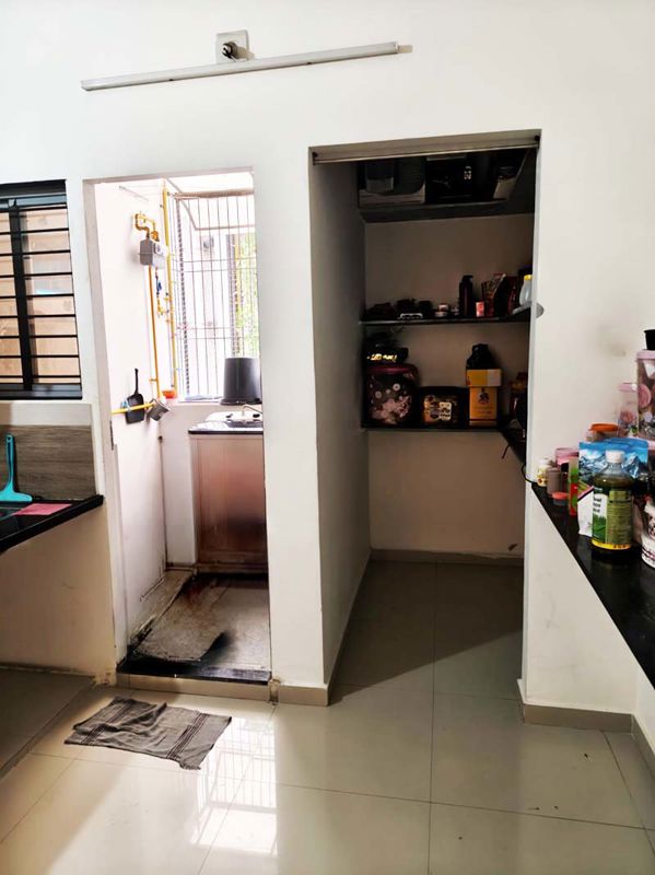 Kitchen in 2 BHK Apartment at Waghodia – for Sale