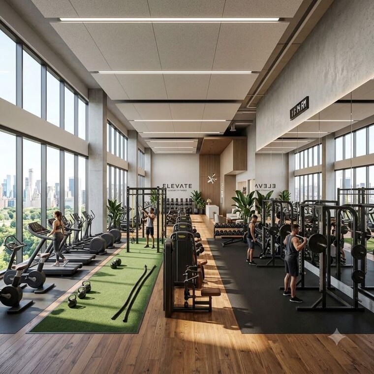 Gym, elan-the-emperor 4 Bedroom 4223 Sq.Ft. Apartment In Sector 106 Gurgaon 10682752