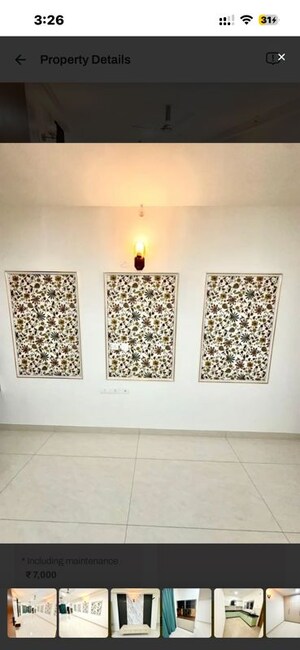 Bedroom in 3 BHK Apartment at Prestige Beverly Hills, Kokapet – for Rent