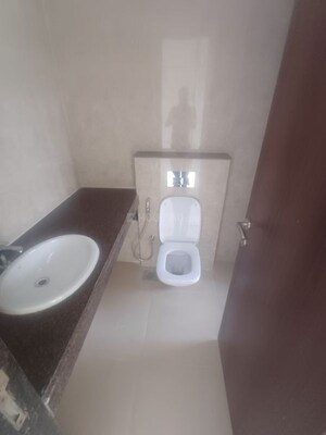 Bathroom in 3 BHK Apartment at Vasant Oscar, Mulund West – for Rent
