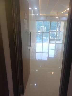 Building Lobby in 3 BHK Apartment at Vasant Oscar, Mulund West – for Rent