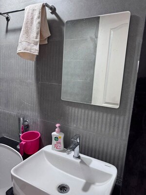 Bathroom in 2 BHK Apartment at Sukhwani Skylines, Wakad – for Rent