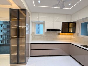 Kitchen in 3 BHK Apartment at Aparna Sarovar Zicon, Nallagandla – for Rent