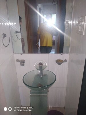 Bathroom in 3 BHK Apartment at Ramkrishna Paramhans Nagar – for Rent