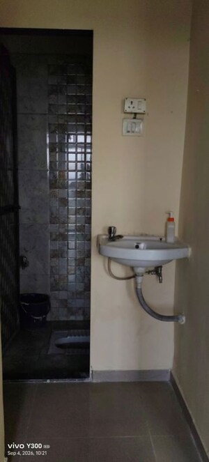 Bathroom in 1 BHK Apartment at Jainam Avenue, Ulwe – for Sale