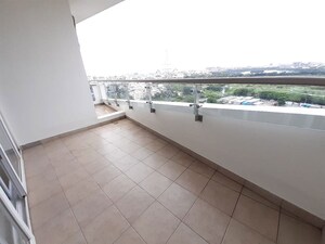 Balcony in 2.5 BHK Apartment at Mantri Lithos, Thanisandra – for Rent