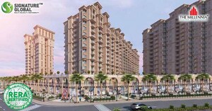 2 BHK Apartment – Exterior View View at Signature The Millennia 2, Sector 37d - for Sale