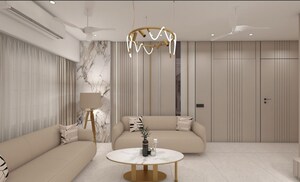 Living Room in 3 BHK Apartment at Science City – for Sale
