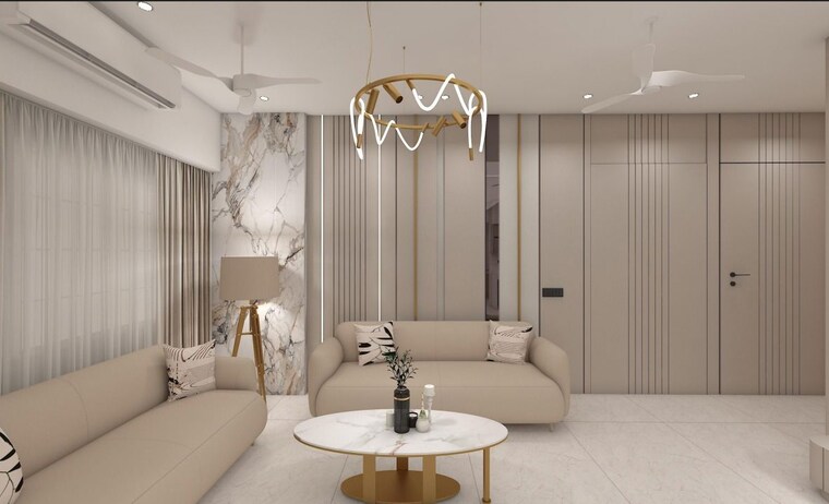 Living Room, science city 3 Bedroom 2727 Sq.Ft. Apartment In Science City Ahmedabad 10682943