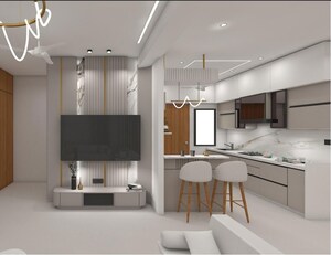 Kitchen in 3 BHK Apartment at Science City – for Sale