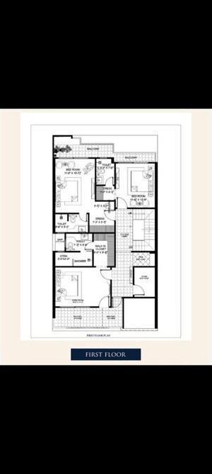 Floor Plan in 4 BHK Villa at Johri – for Sale
