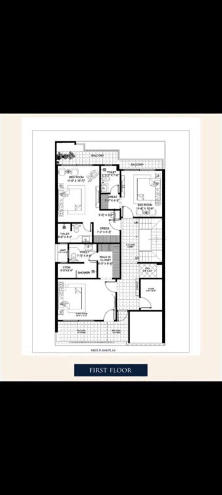 Floor Plan, johri 4 Bedroom 180 Sq.Yd. Villa In Johri Dehradun 10682977