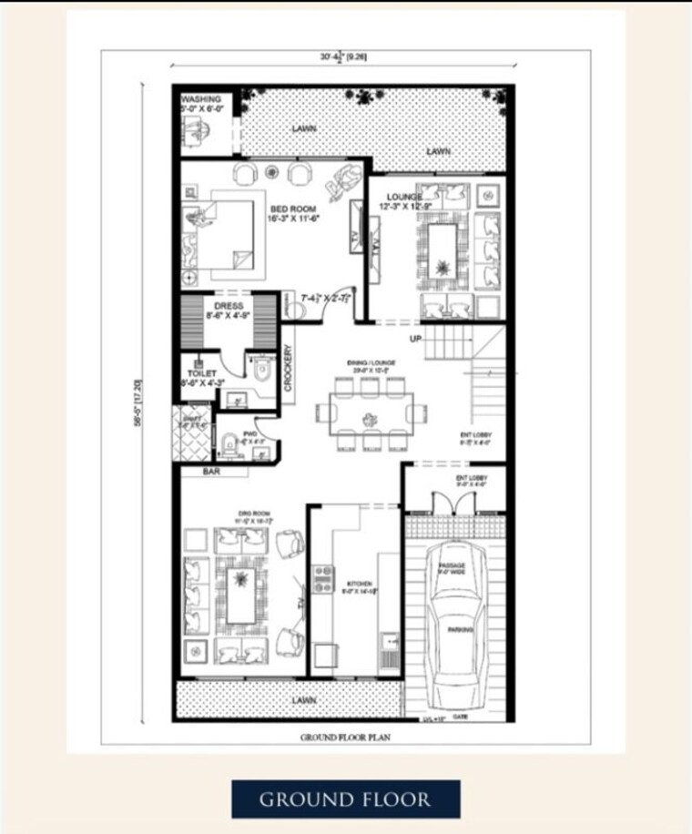 Floor Plan, johri 4 Bedroom 180 Sq.Yd. Villa In Johri Dehradun 10682977