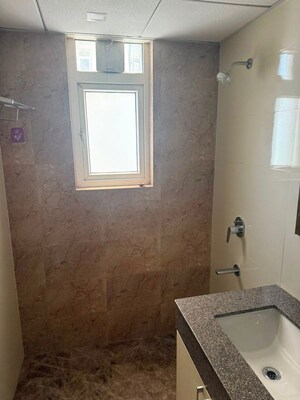 Bathroom in 3 BHK Apartment at Unitech Uniworld Gardens 2, Sector 47 – for Rent
