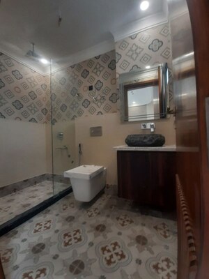 Bathroom in 3 BHK Builder Floor at Paschim Vihar – for Sale