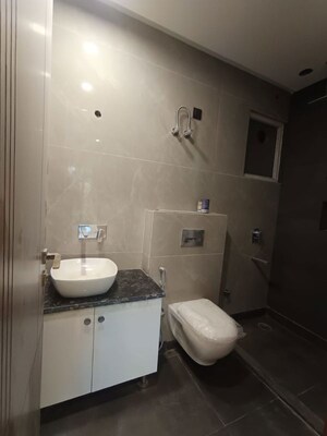 Bathroom in 3 BHK Builder Floor at Paschim Vihar – for Rent