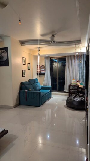 Living Room in 2.5 BHK Apartment at National Sea Queen Avenue, Kopar Khairane – for Rent